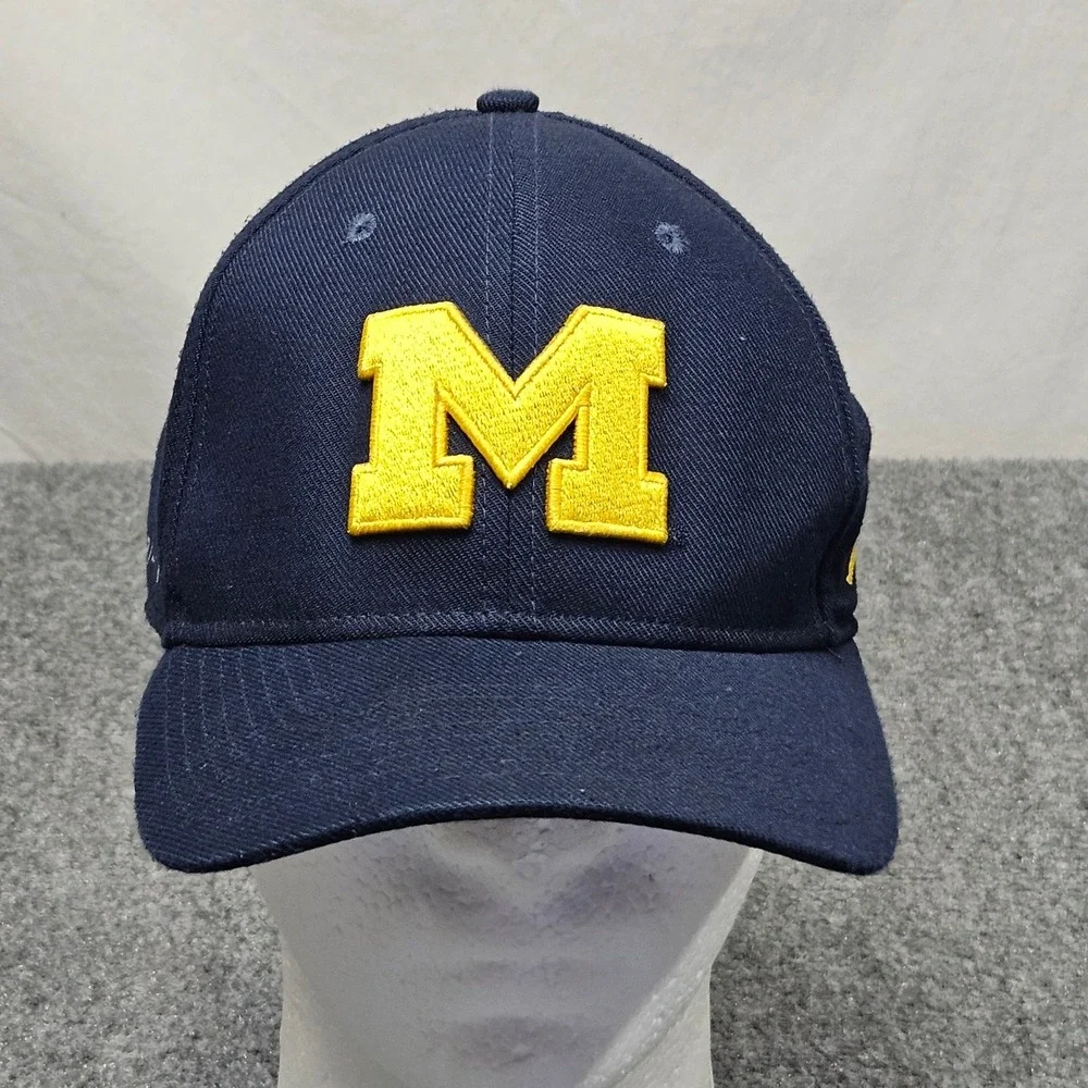 Michigan Wolverines Hat OSFM Jordan Jumpman Cap Navy Blue NCAA Sportswear